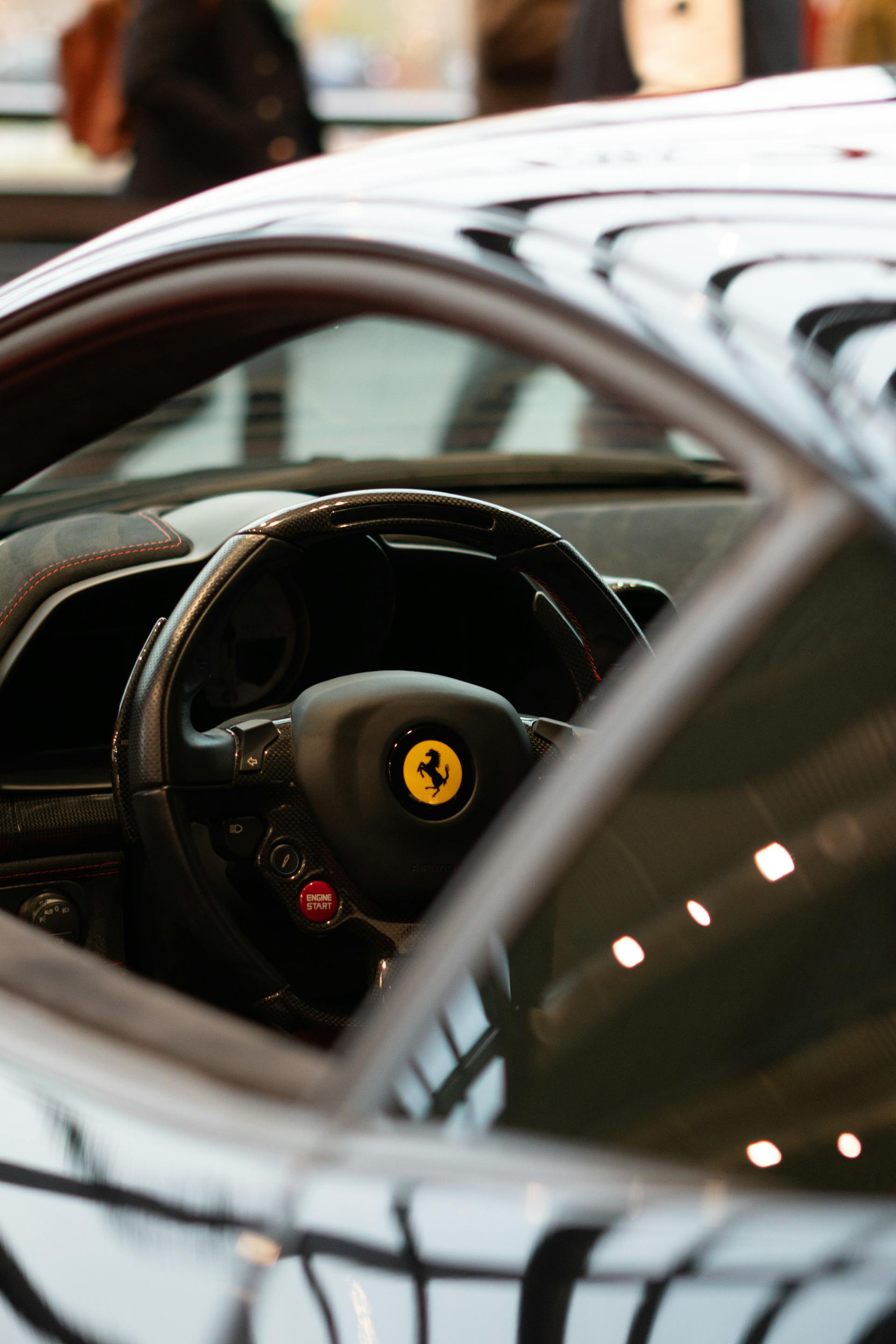 Ferrari steering wheel