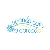 Logótipo Voando com o Coração