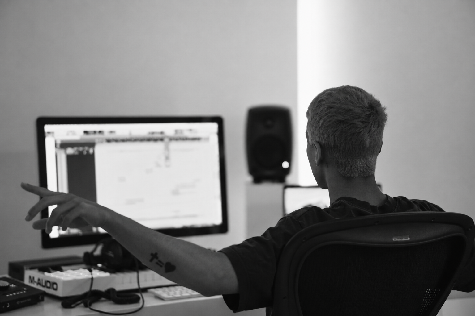 Music production coaching session